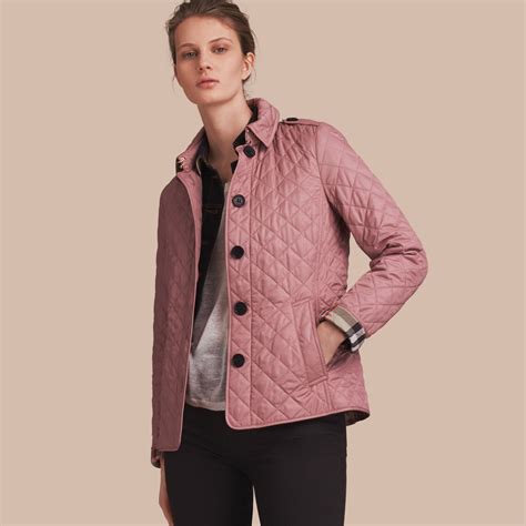 vintage rose burberry quilted jacket|farfetch burberry coats.